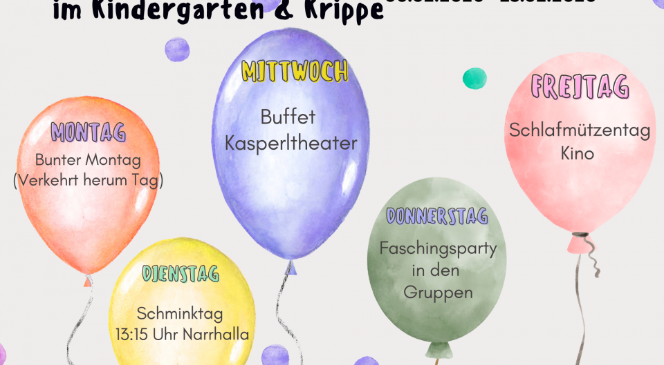 Beige Bunt Watercolor Illustrativ Karneval Party Fasching Event Veranstaltung Flyer (A4 (Querformat))