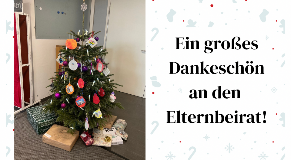Ein großes Dankeschön an den Elternbeirat!