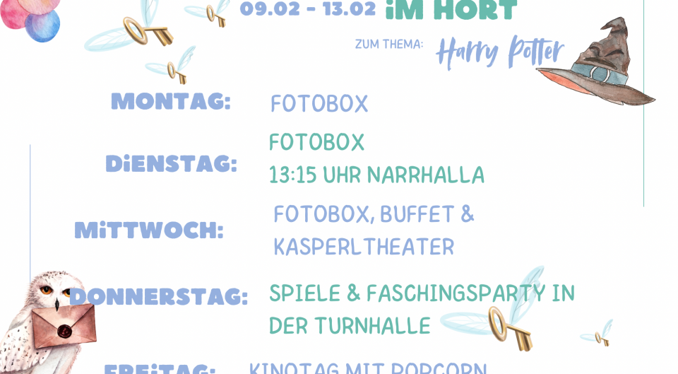 Fasching Karneval Programm Veranstaltung Verkleidung Kostüm Konfetti Flyer Grün Bunt (A4 (Querformat))